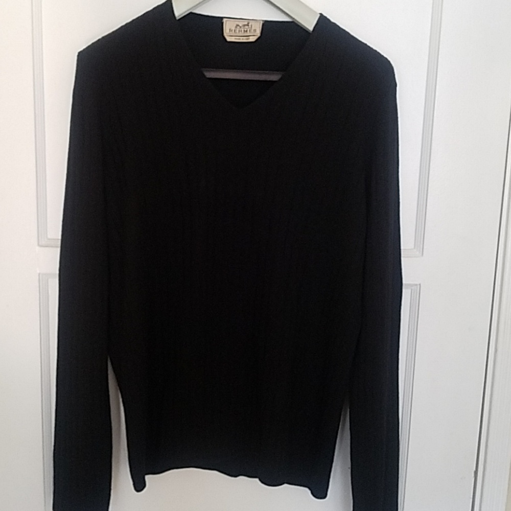 Authentic Hermes men's light weight men's sweater